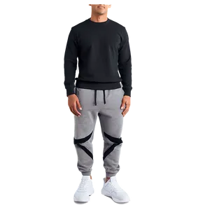 Relaxed Fit Grey Sweatpants PNG 55 PNG