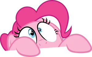 Relaxed Pinkie Pie Vector PNG image