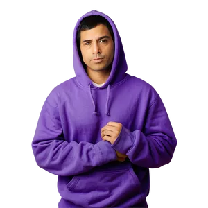 Relaxing Purple Hoodie Template PNG 06292024
