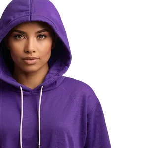 Relaxing Purple Hoodie Template PNG Mhc15