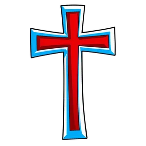 Religious Cross Outline PNG Ifb