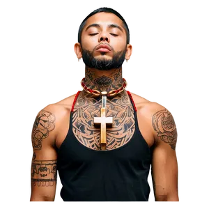 Religious Neck Tattoo Perspectives Png 06122024 PNG image