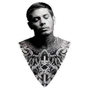 Religious Neck Tattoo Perspectives PNG 06122024 PNG