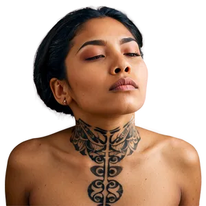Religious Neck Tattoo Perspectives PNG 06122024 PNG