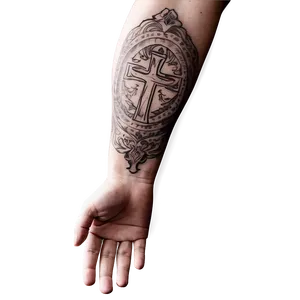 Religious Sleeve Tattoo PNG 06262024