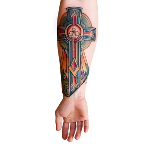 Religious Tattoo Sleeve Png 8 PNG image