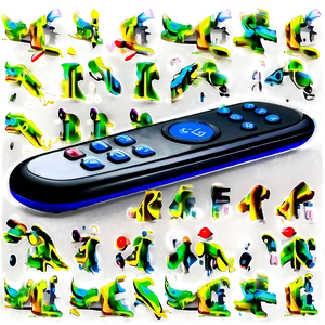 Remote Control With Touchpad PNG 43
