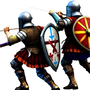 Renaissance Battle Scene PNG 33