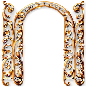 Renaissance Filigree Work PNG 06212024