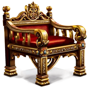 Renaissance King Seat Png 06262024 PNG image