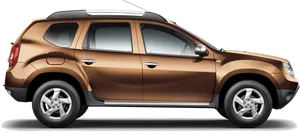 Renault Duster Side View PNG image