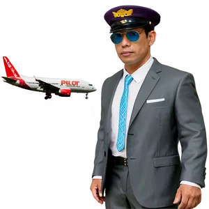 Replica Airline Pilot Hat Png 06212024 PNG image