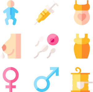 Reproductive_ Health_ Icons_ Set PNG