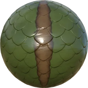 Reptile Skin Sphere Texture PNG image
