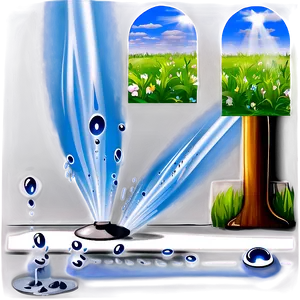 Residential Water Sprinkler PNG 06262024