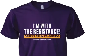 Resistance Slogan T Shirt Design PNG image