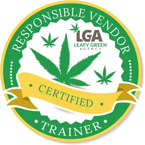 Responsible Vendor Certified Trainer Badge PNG image