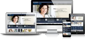 Responsive Design Medical Website Mockup