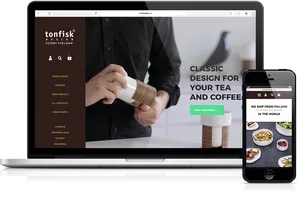 Responsive Design Online Shop Display