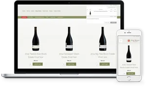Responsive Design Wine Shop Display