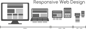Responsive Web Design Concept Illustration PNG image