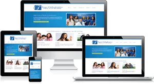 Responsive Web Design Orthodontics Practice PNG image