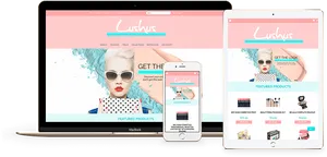 Responsive Website Design Lushus PNG image