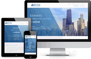 Responsive Website Design Preview PNG