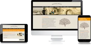Responsive Website Design Tregurtha Project PNG image