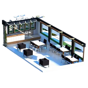 Restaurant Floor Plan PNG Sre
