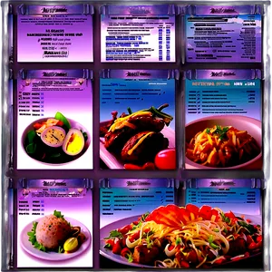 Restaurant Menu Png 05242024 PNG image