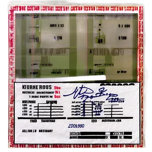 Restaurant Receipt PNG Cjw