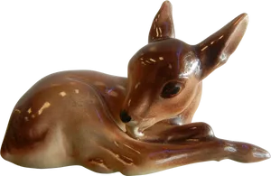 Resting Fawn Figurine.png PNG image
