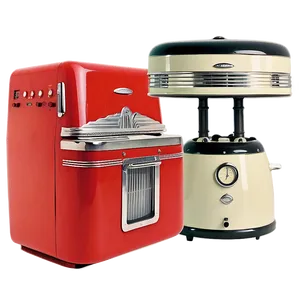 Retro 1950s Kitchen Appliances Png 06242024 PNG image