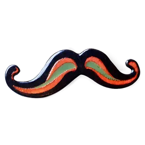 Retro 70s Mustache PNG 49