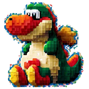 Retro 8-bit Yoshi Png 1 PNG image