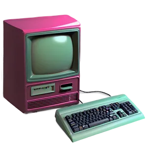 Retro 90s Desktop Computer Png 3 PNG image