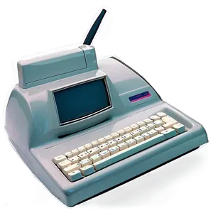 Retro 90s Word Processor Computer PNG 06252024 PNG