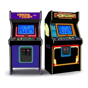 Retro Arcade Cabinet Png 06292024 PNG image