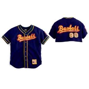 Retro Baseball Jersey Png 69 PNG image