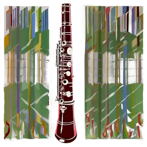 Retro Bassoon Poster PNG Lbd PNG