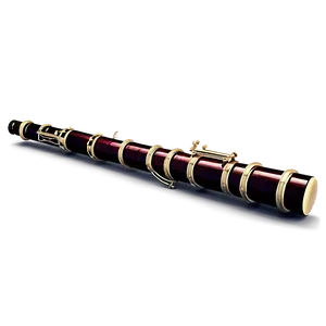 Retro Bassoon Poster PNG Mei