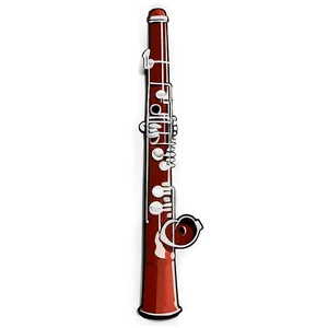 Retro Bassoon Poster PNG Pyg PNG