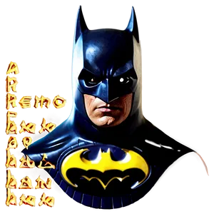 Retro Batman Mask PNG 05252024