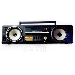 Retro Boombox Png Jlh PNG image