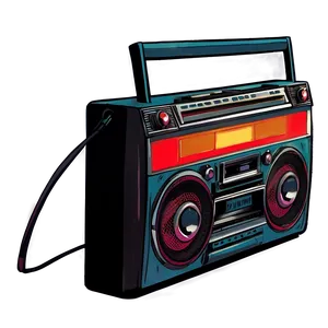 Retro Boombox Png Ogl PNG image