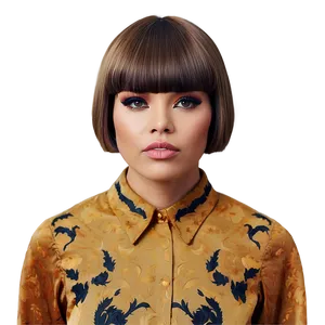 Retro Bowl Haircut Look PNG Pha PNG