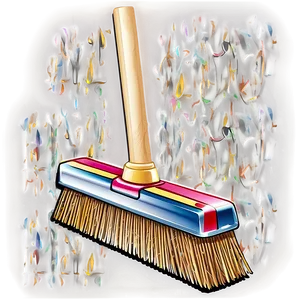 Retro Broom PNG 05252024