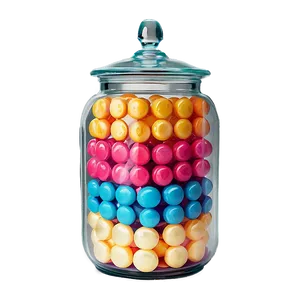Retro Candy Jar PNG 06292024