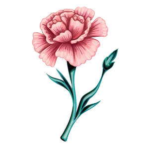Retro Carnation Symbol PNG Gep40 PNG